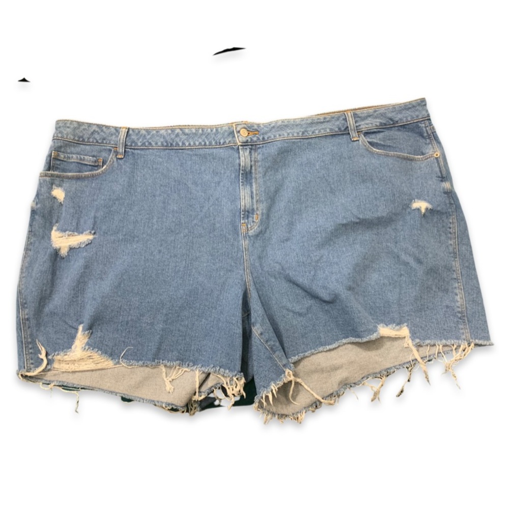 NWOT Old Navy Blue mid rise boyfriend shorts